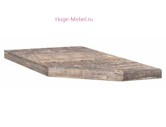 Столешница левая для торцевой полки 300 мм Олдвуд, 38 мм