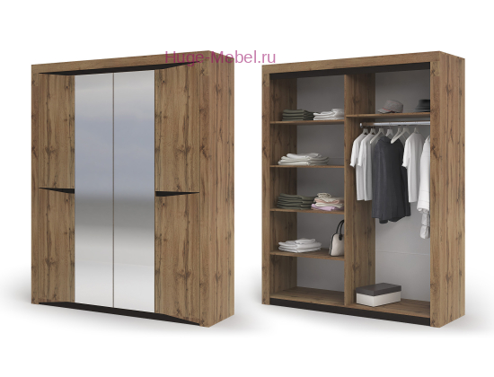 Шкаф 4-х створчатый "Паола ШК 703"