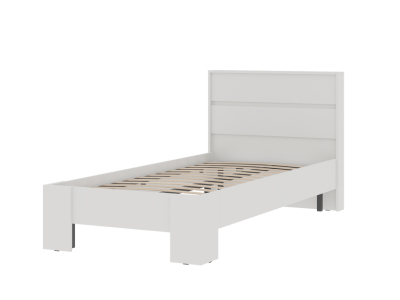 Кровать односпальная "Хелен КР 01" белая Кровать односпальная "Хелен КР 01" белая