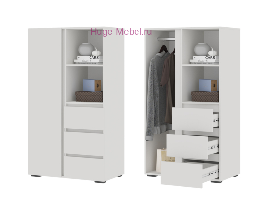 Шкаф детский "Хелен ШК 03" белый
