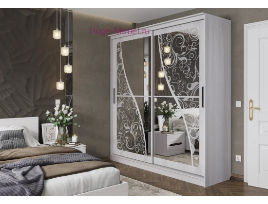 Шкаф купе "Олимп 2" анкор