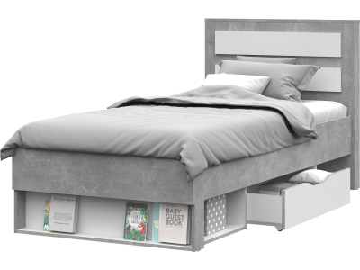 Кровать односпальная "Денвер КР-01" Кровать односпальная "Денвер КР-01"