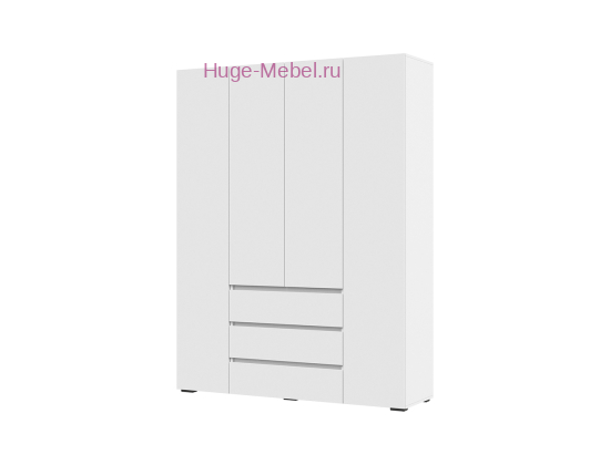 Шкаф 4-х створчатый "Хелен ШК 05" белый