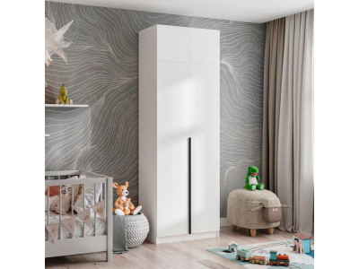 Шкаф "Лион ШК-01" белый высотой 240 см Шкаф "Лион ШК-01" белый высотой 240 см