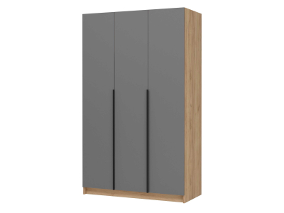 3-х створчатый шкаф "Лион ШК-02" графит 3-х створчатый шкаф "Лион ШК-02" графит