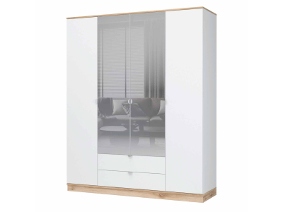 Шкаф 4х створчатый с зеркалом "Юкки" 1800 Шкаф 4х створчатый с зеркалом "Юкки" 1800