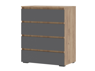 Комод "Хелен КМ 02" графит+крафт Комод "Хелен КМ 02" графит+крафт