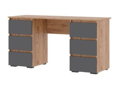 Письменный стол "Хелен ПС 02" графит+крафт