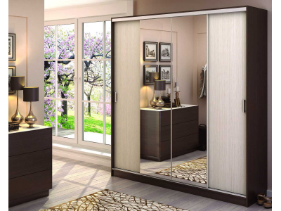 Шкаф-купе "Альянс 2 венге/дуб" Шкаф-купе "Альянс 2 венге/дуб"