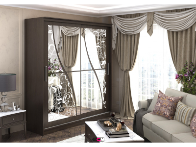 Шкаф купе "Олимп 2" венге Шкаф купе "Олимп 2" венге