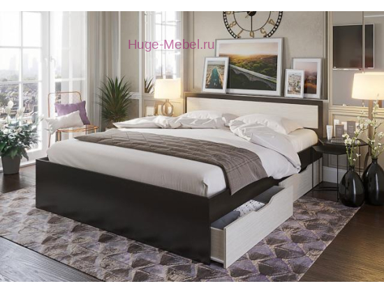 Кровать с ящиками 120 "Гармония КР 606 Венге"