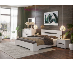 Спальня Валенсия белая К4