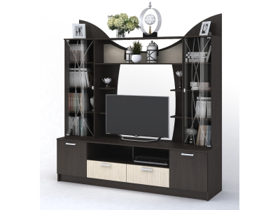 Гостиная "Ольбия мини венге" Гостиная "Ольбия мини венге"