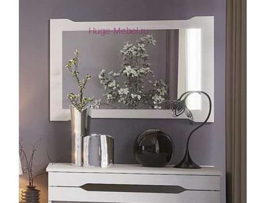 Зеркало Валенсия белое